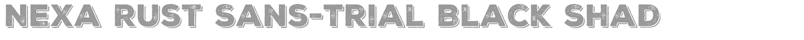 Nexa Rust Handmade font preview