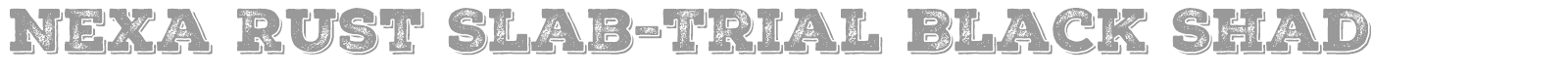 Nexa Rust Handmade font preview