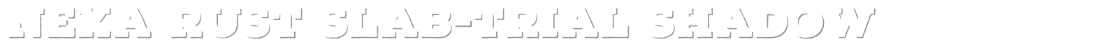 Nexa Rust Sans font preview