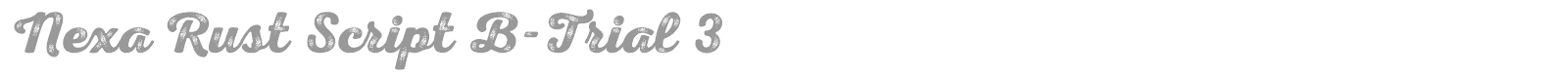 Nexa Rust Script font preview