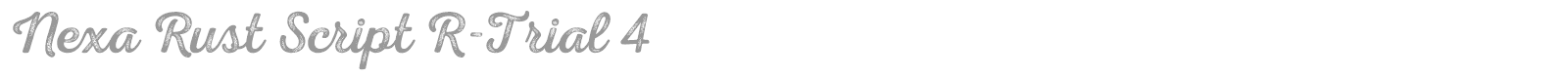 Nexa Rust Script font preview