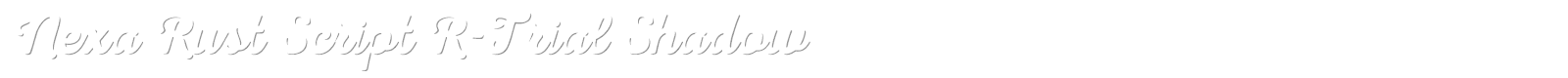 Nexa Rust Script font preview