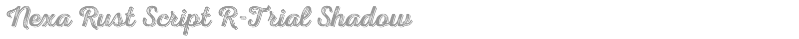 Nexa Rust Script font preview