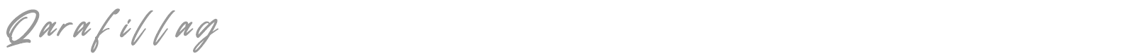 Qarafillag font preview