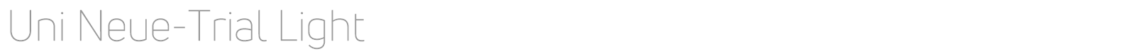 Uni Neue font preview