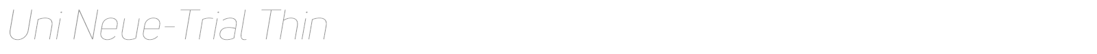 Uni Neue font preview