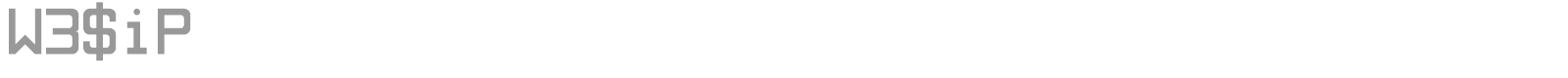 W3$iP font preview