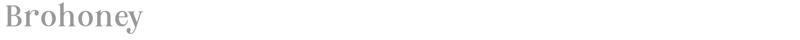Brohoney font preview