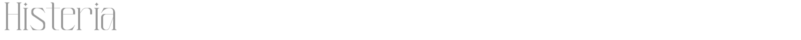 Histeria font preview