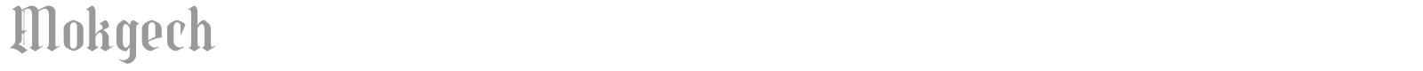 Mokgech font preview