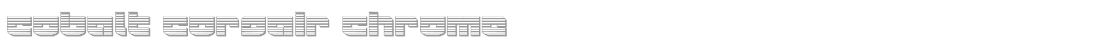 Cobalt Corsair font preview