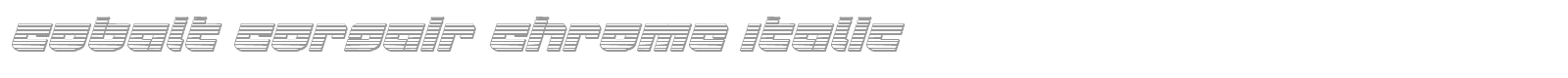Cobalt Corsair font preview