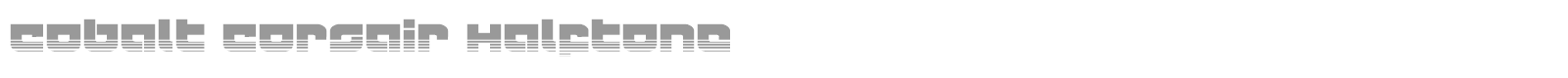 Cobalt Corsair font preview