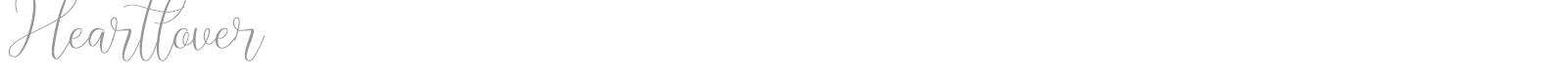 Heartlover font preview