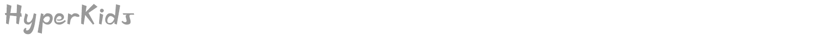 Hyper Kids font preview