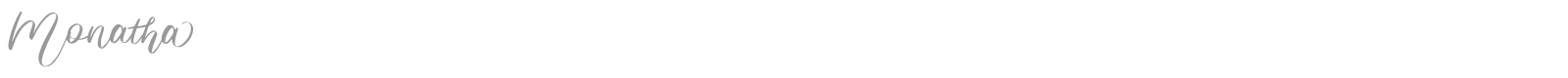 Monatha font preview