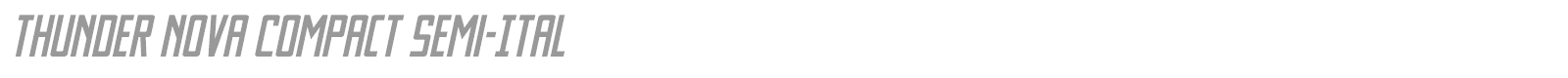 Thunder Nova font preview