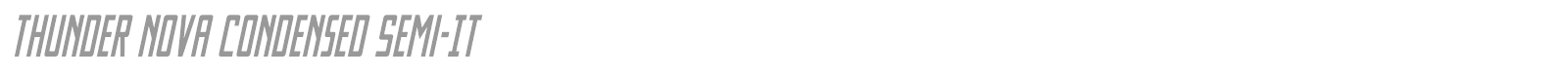 Thunder Nova font preview