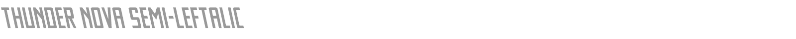 Thunder Nova font preview