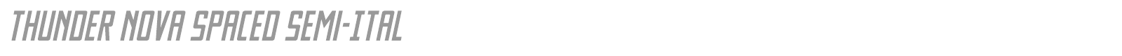Thunder Nova font preview