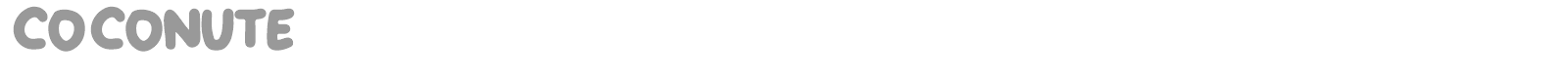 Coconute font preview