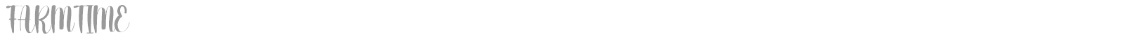Farmtime font preview