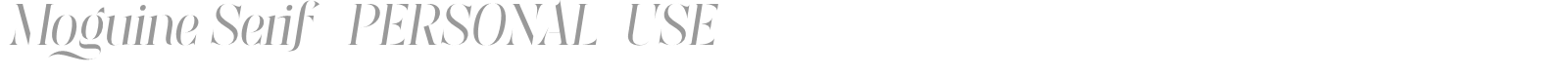 Moguine Serif font preview