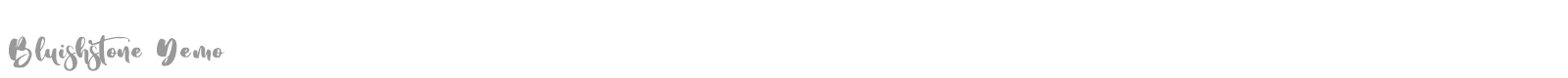 Bluishstone font preview