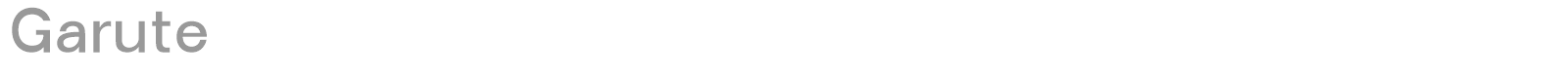 Garute font preview