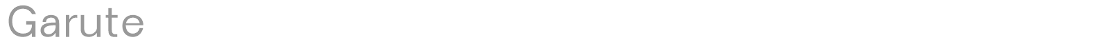 Garute font preview