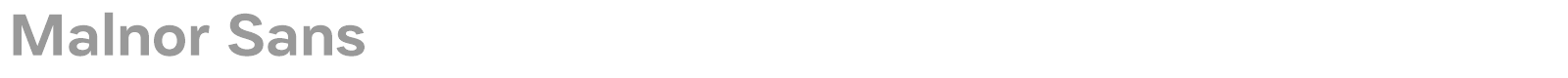 Malnor Sans font preview