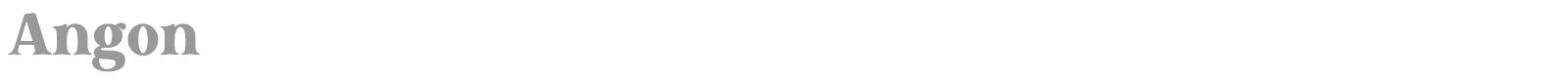 Angon font preview