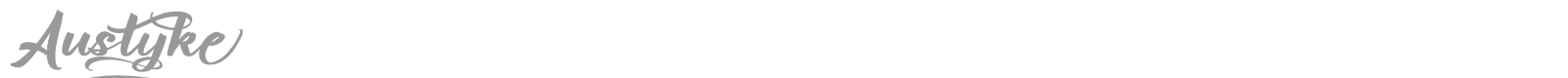 Austyke font preview
