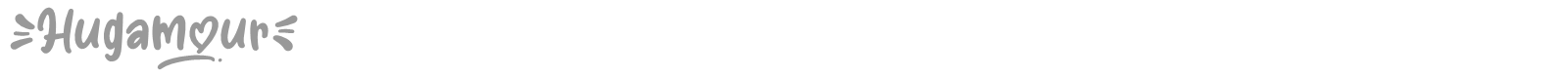 Hugamour font preview