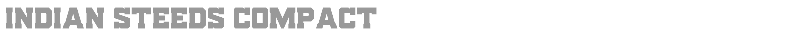 Indian Steeds font preview