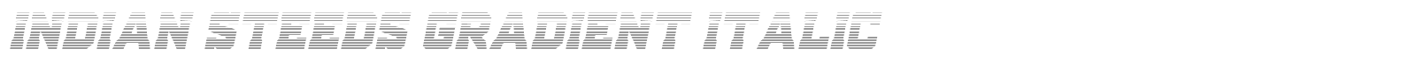 Indian Steeds font preview