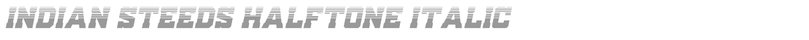 Indian Steeds font preview