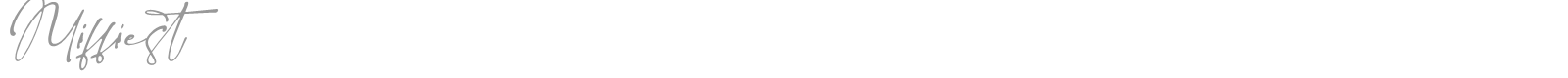 Miffiest font preview