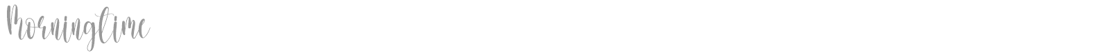 Morningtime font preview