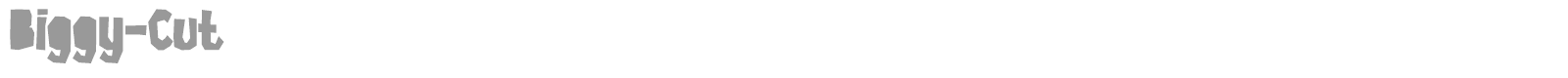 Biggy Cut font preview
