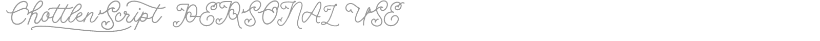 Chottlen Script font preview