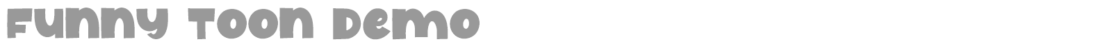 Funny Toon font preview
