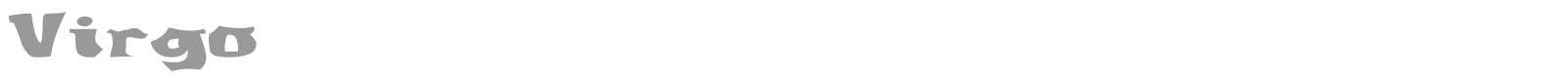 Virgo font preview