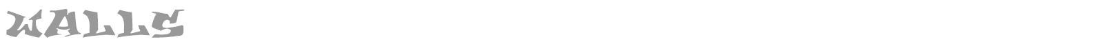 Walls font preview