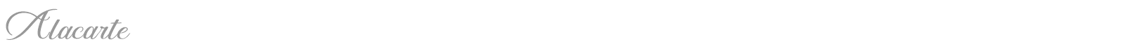 Alacarte font preview