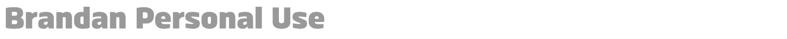 Brandan font preview