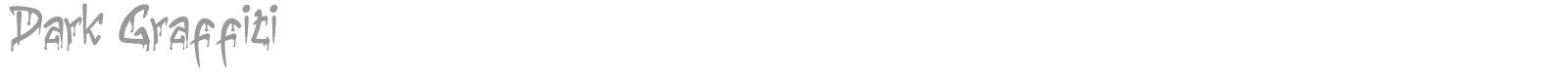 Dark Graffiti font preview