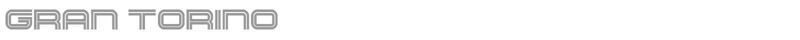 Gran Torino font preview