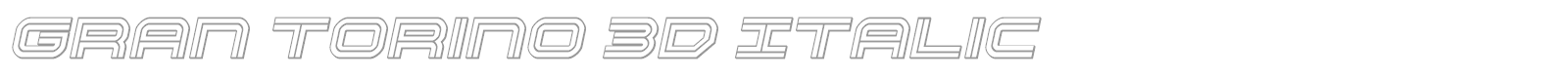 Gran Torino font preview