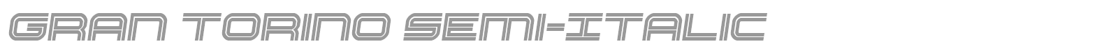 Gran Torino font preview